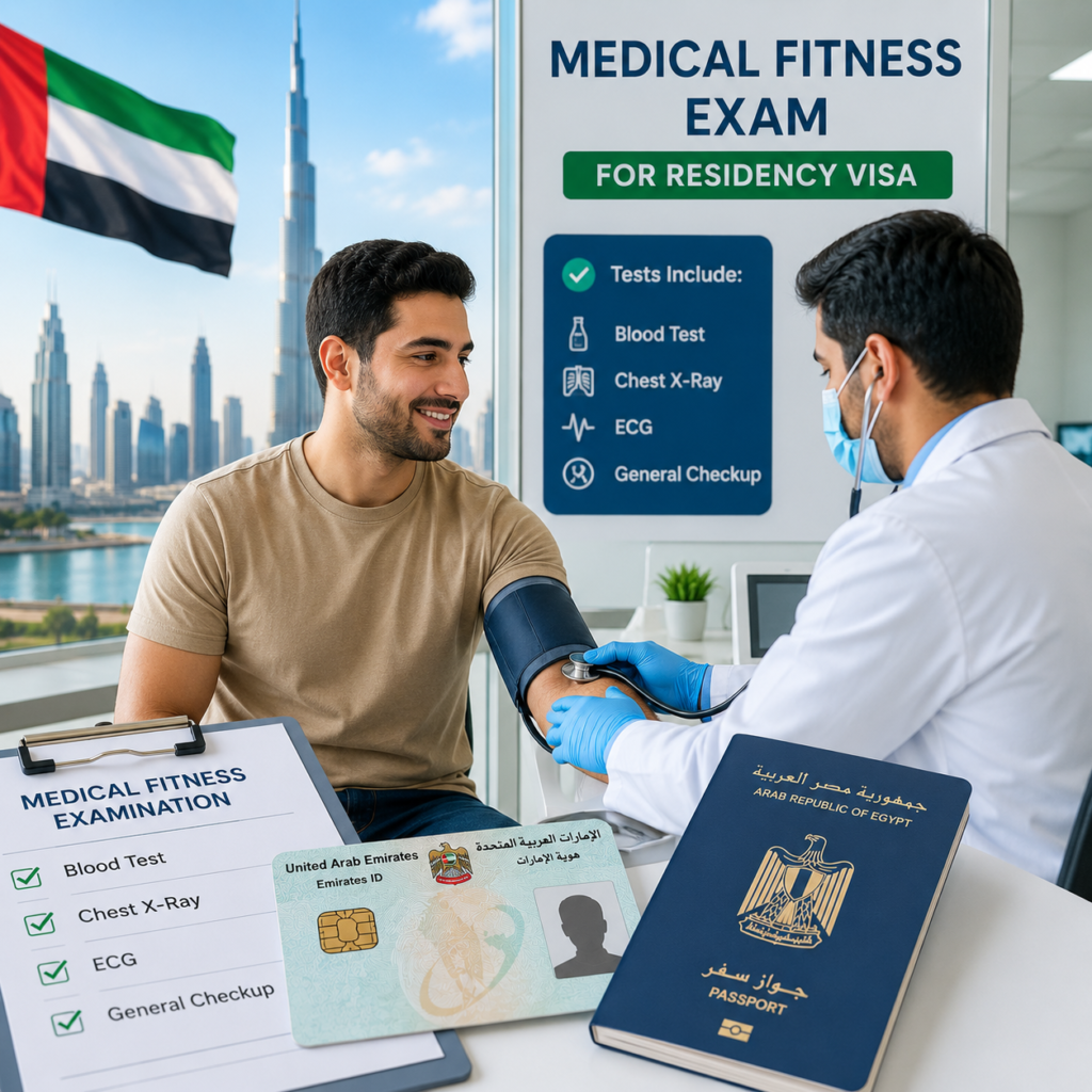 Medical Fitness Exam For Egyptians People