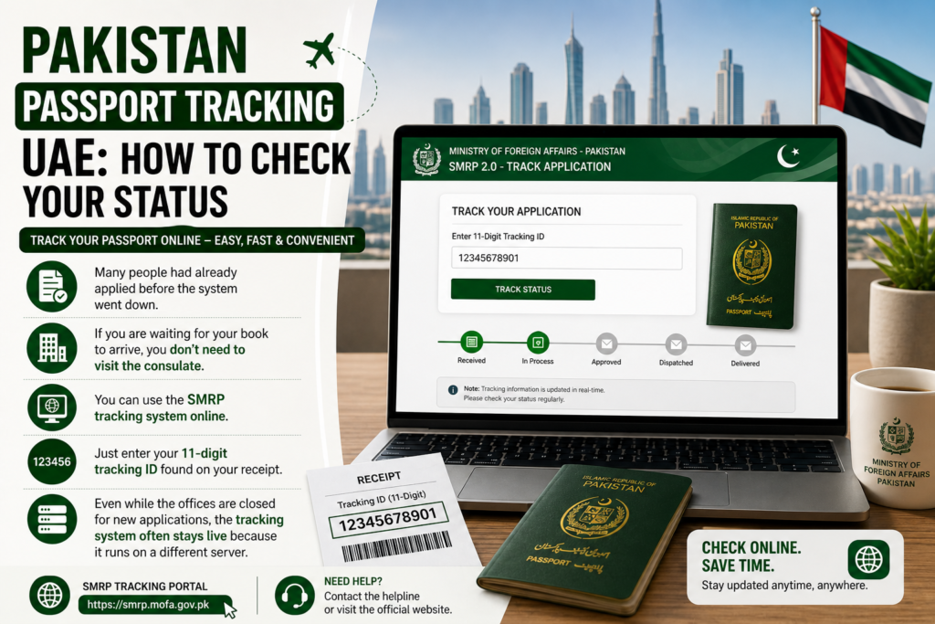 Pakistan Passport Tracking UAE: How to Check Your Status