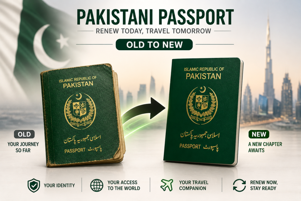 Pakistan Passport Renewal Fees in Dubai 2026