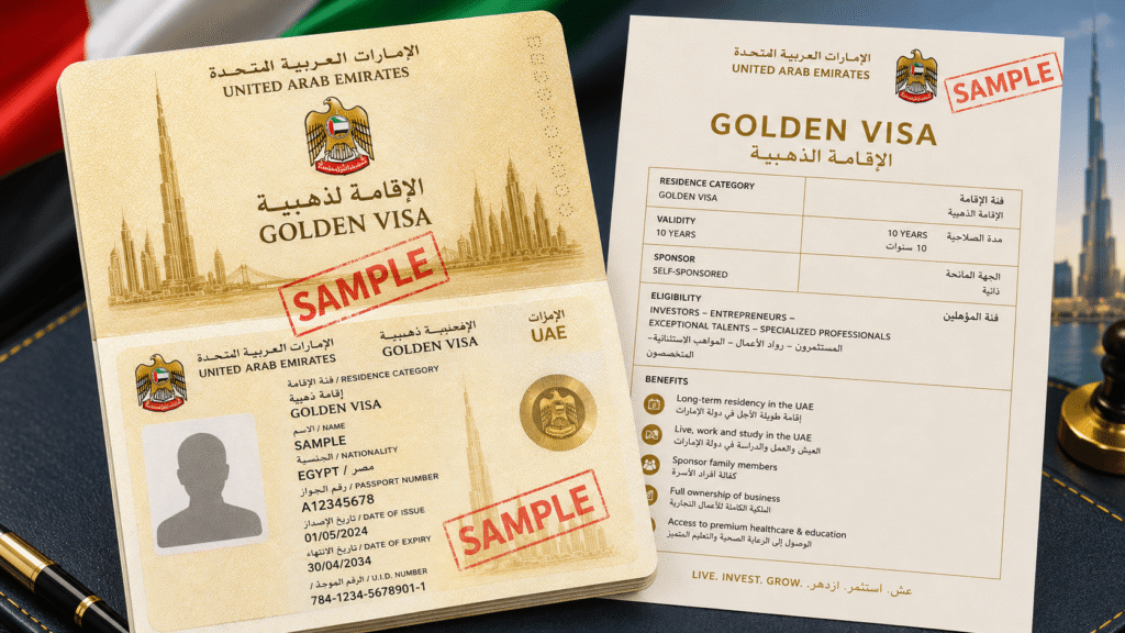 Golden Visa Opportunities for Egyptians