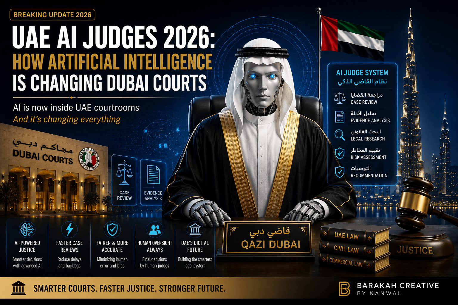 UAE AI Judges 2026: How Artificial Intelligence Is Changing Dubai’s Court System