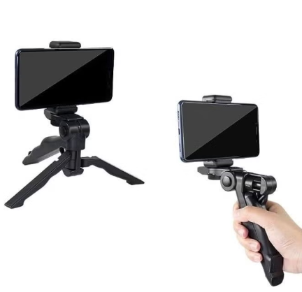 Photography Mobile Holder Mini Tripod Camera Stand with Horizontal and Vertical Rotation