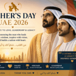 Sheikh Hamdan bin Mohammed and his father in a Father's Day UAE 2026 tribute celebrating family values, leadership, legacy and gratitude.