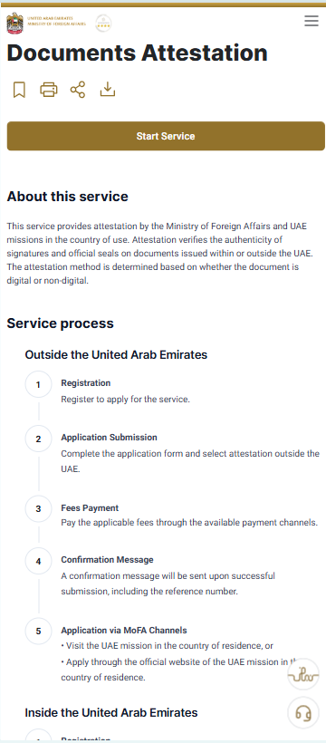 The Process: Step-by-Step for 2026 / خطوات العملية لعام 2026- MOFA Attestation in UAE
