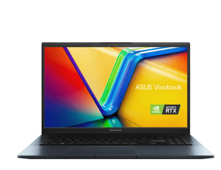 ASUS Vivobook Pro – Best laptop for graphic designers in 2026 with an OLED display and NVIDIA GeForce RTX graphics for Photoshop, Illustrator, Adobe Creative Cloud, and video editing.