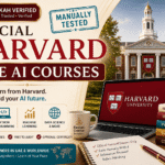 Official Harvard Free AI Courses 2026 featuring verified AI, Python, Machine Learning, Data Science, and Computer Science courses from Harvard University.