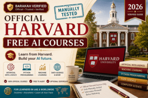 Official Harvard Free AI Courses 2026 featuring verified AI, Python, Machine Learning, Data Science, and Computer Science courses from Harvard University.